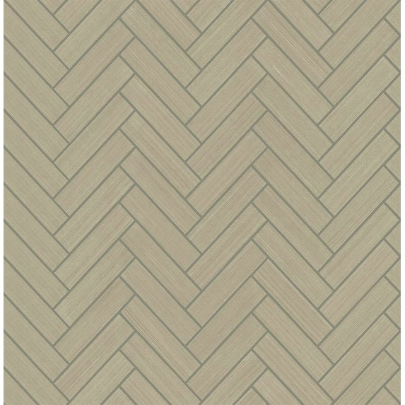 Stacy Garcia Home Herringbone Inlay Peel and Stick Wallpaper