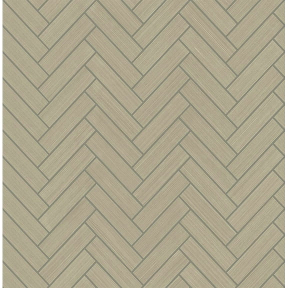 Stacy Garcia Home Herringbone Inlay Peel and Stick Wallpaper