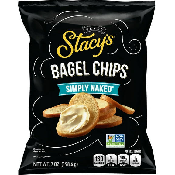 Stacy S Pita Chips Bagel Chips - Simply Naked (Pack of 10)