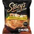 thumbnail image 1 of Stacy's Baked Pita Chips - No Artificial Flavor, No Artificial Color, Low Fat, No MSG - Parmesan Garlic & Herb - 24 / Box | Bundle of 5, 1 of 2