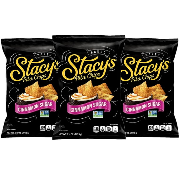 Stacy's Cinnamon Sugar Pita Chips, Pack of 3