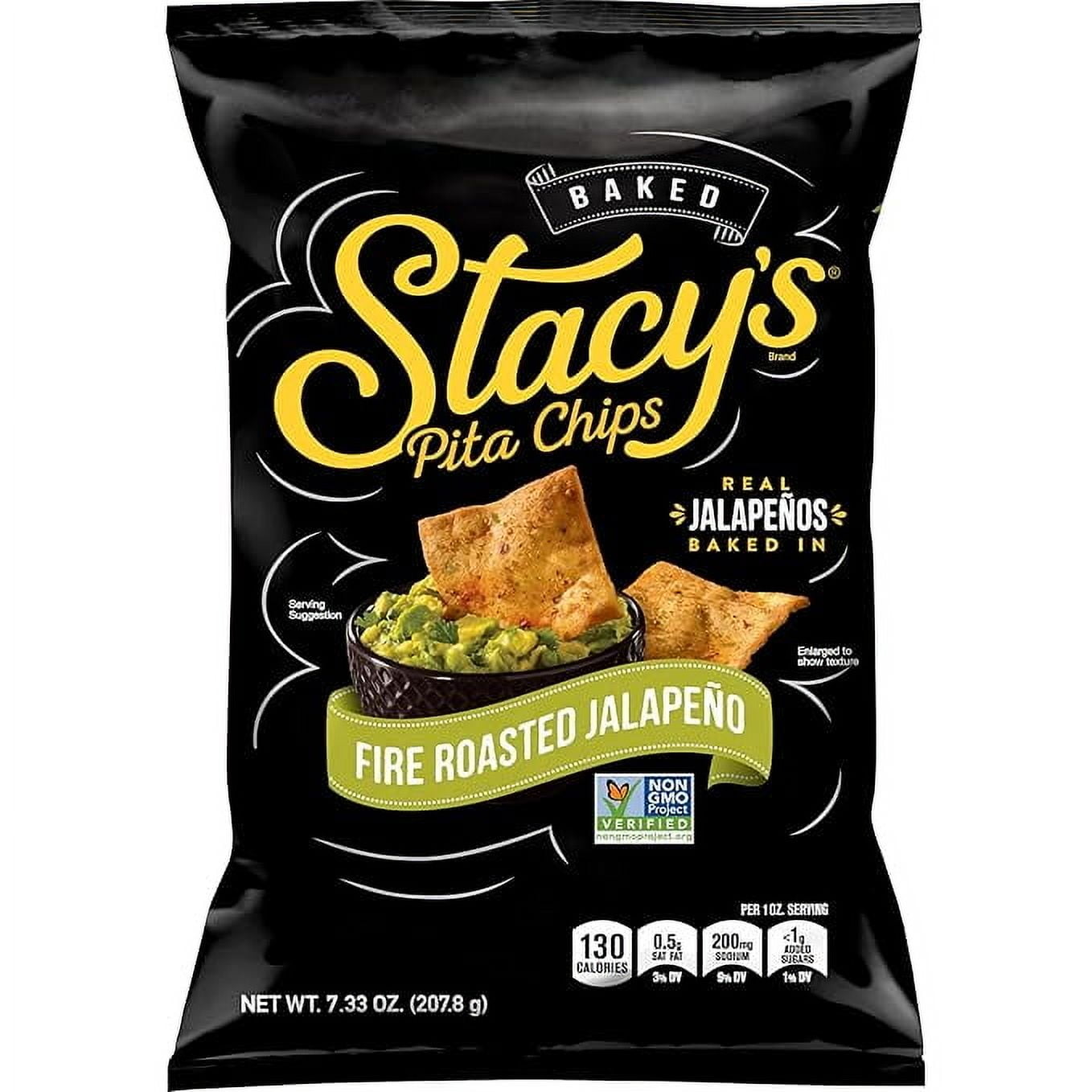 Stacy's Fire Roasted Jalapeno Pita Chips, 7.33 oz