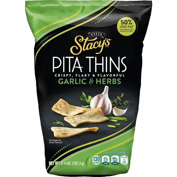 Stacy's Garlic & Herbs Pita Chips 6.75oz (Pack of 6)