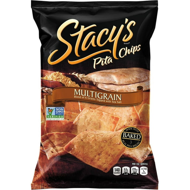 Stacy's Multigrain Pita Chips, 8 oz (Pack of 12)