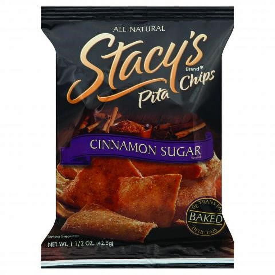 Stacy's Pita Chips, Cinnamon Sugar, 1.5 Ounce Bags (Case of 24 ...