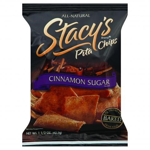 Stacy's Pita Chips, Cinnamon Sugar, 1.5 Ounce Bags (Case of 24 ...