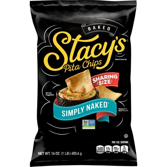 Stacy's Pita Chips, Simply Naked, 16 oz Bag