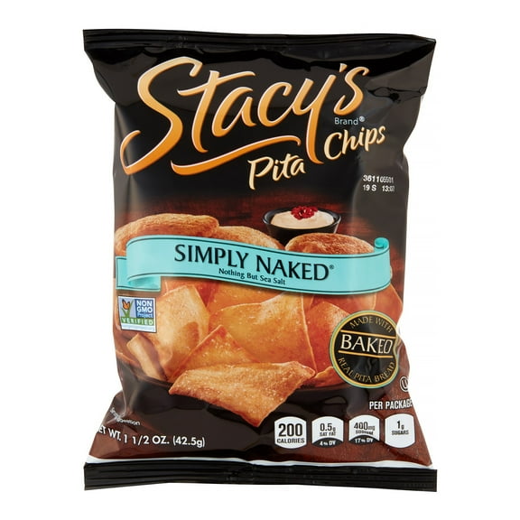 Stacy's Pita Chips Simply Naked, 1.5 oz, 24 Count
