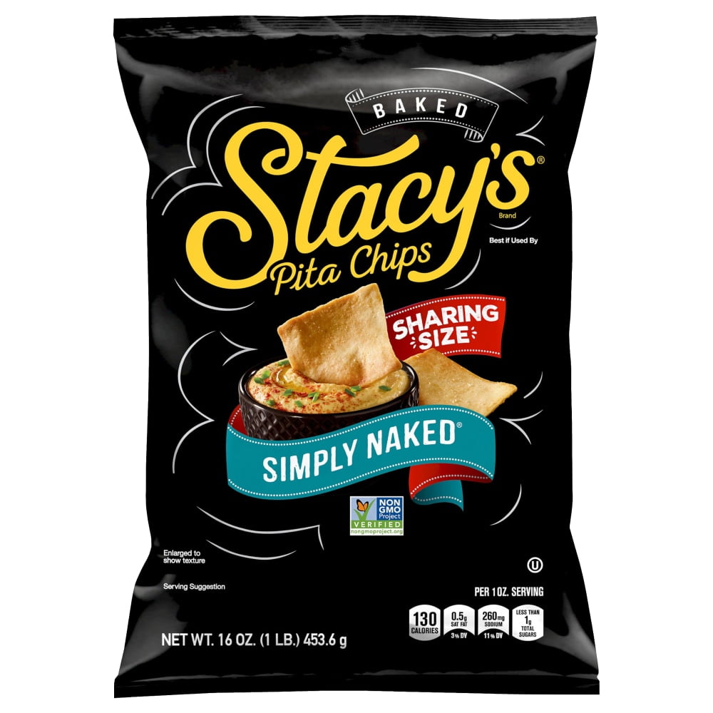 Stacy's Simply Naked Baked Pita Chips Sharing Size