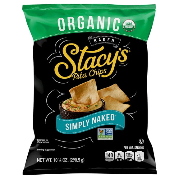 Stacy's Simply Naked Pita Chips 10.25 oz (Pack Of 10)