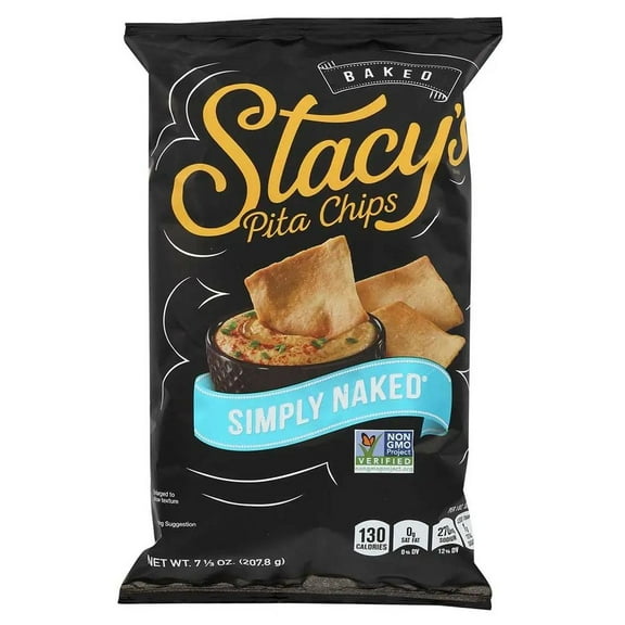 Stacys Simply Naked Pita Chips, 7.33 Ounce -- 12 per Case.