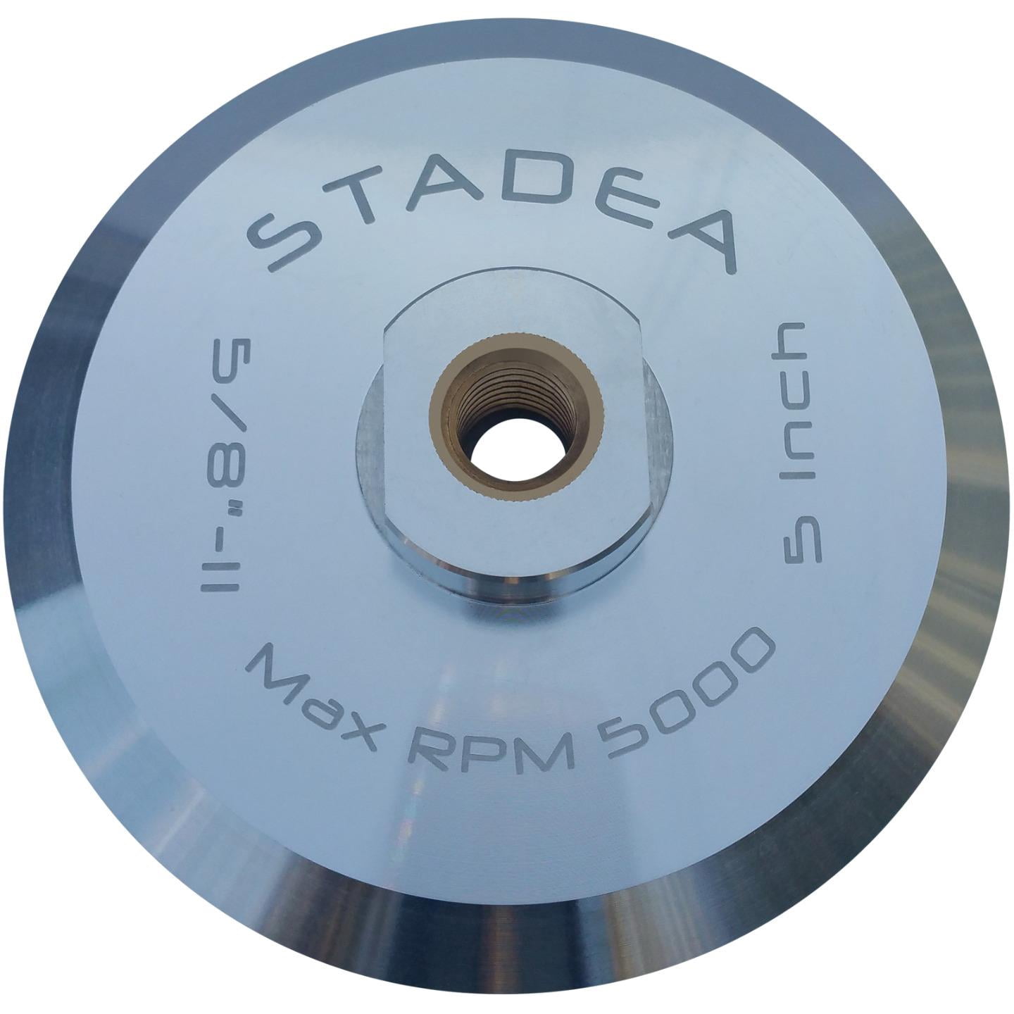 Stadea 5 Inch Hook and Loop Backing Pad With Rigid Aluminium Backing, 5 ...