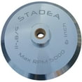 thumbnail image 1 of Stadea 6 Inch Hook and Loop Backing Pad With Rigid Aluminium Backing, 5/8" 11 Brass Arbor, 1 of 8