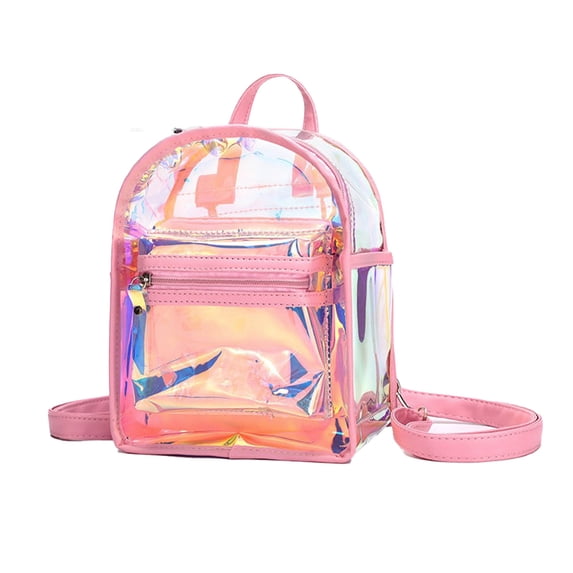 Stadium Approved Clear Backpack, Multipurpose Transparent Carry Bag, Convertible Shoulder Backpack, Security Friendly Vinyl Bag, Beach Concert Outdoor Travel Organizer