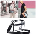 thumbnail image 1 of Stadium Approved Clear Crossbody Bag Shoulder Purse with Adjustable Strap for Concerts - Versatile Cosmetic Bag for Events, 1 of 5