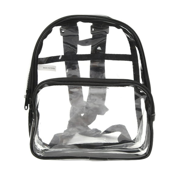 Stadium Approved Clear Mini Backpack Heavy Duty PVC Transparent Backpack Small Summer Waterproof Bag