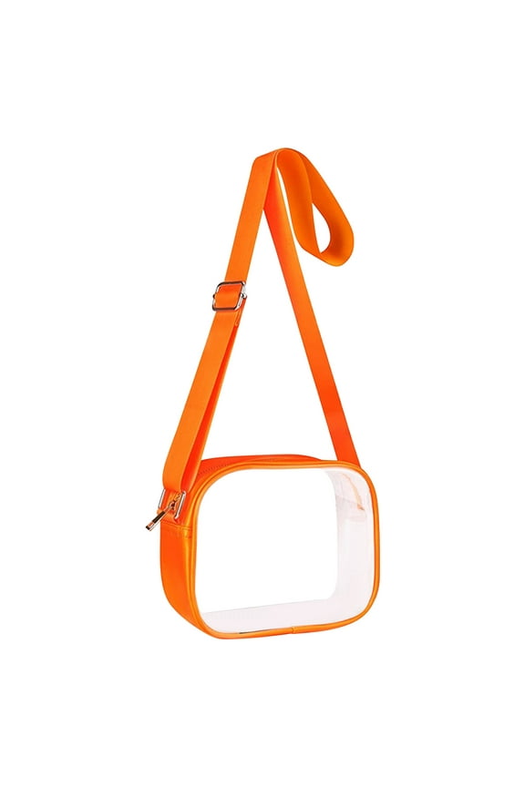 Stadium Approved Clear Transparent Tote Bag for Concerts Sports Events Festivals with Removable Adjustable Shoulder Strap