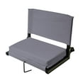 thumbnail image 1 of Stadium Chairs for Bleachers with Back Support by Outdoor Leisure Products, Extra-Large Ultra-Padded Seat for Complete Comfort, Easy Carry Handle with Adjustable Shoulder Strap, 1 of 5