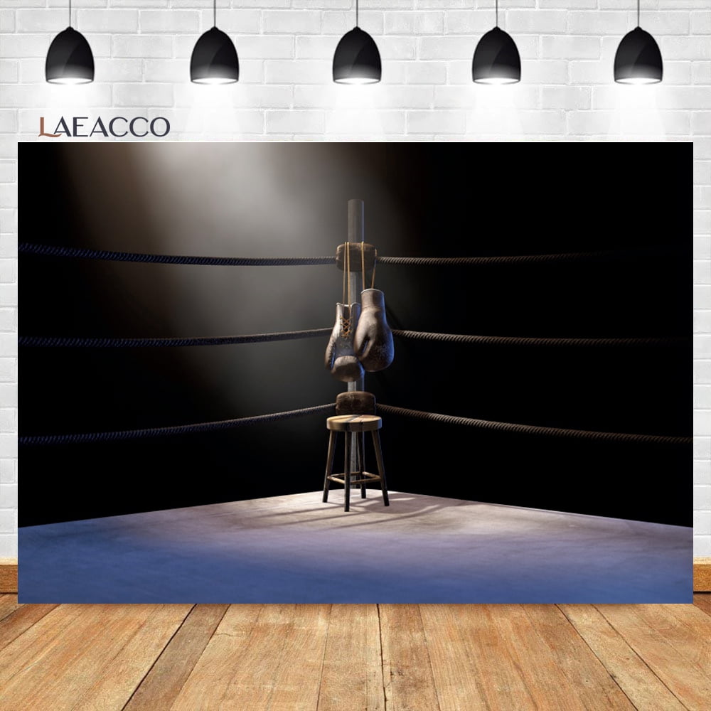 Stadium Lighting 3D Professional Boxing Arena Background Sports Match ...