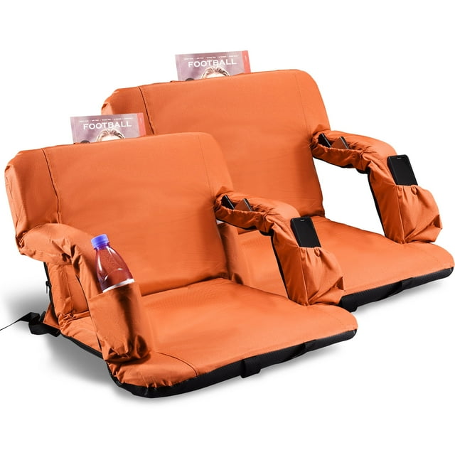 Stadium Seat for Bleacher & Bench Portable Folding Chair with Padded