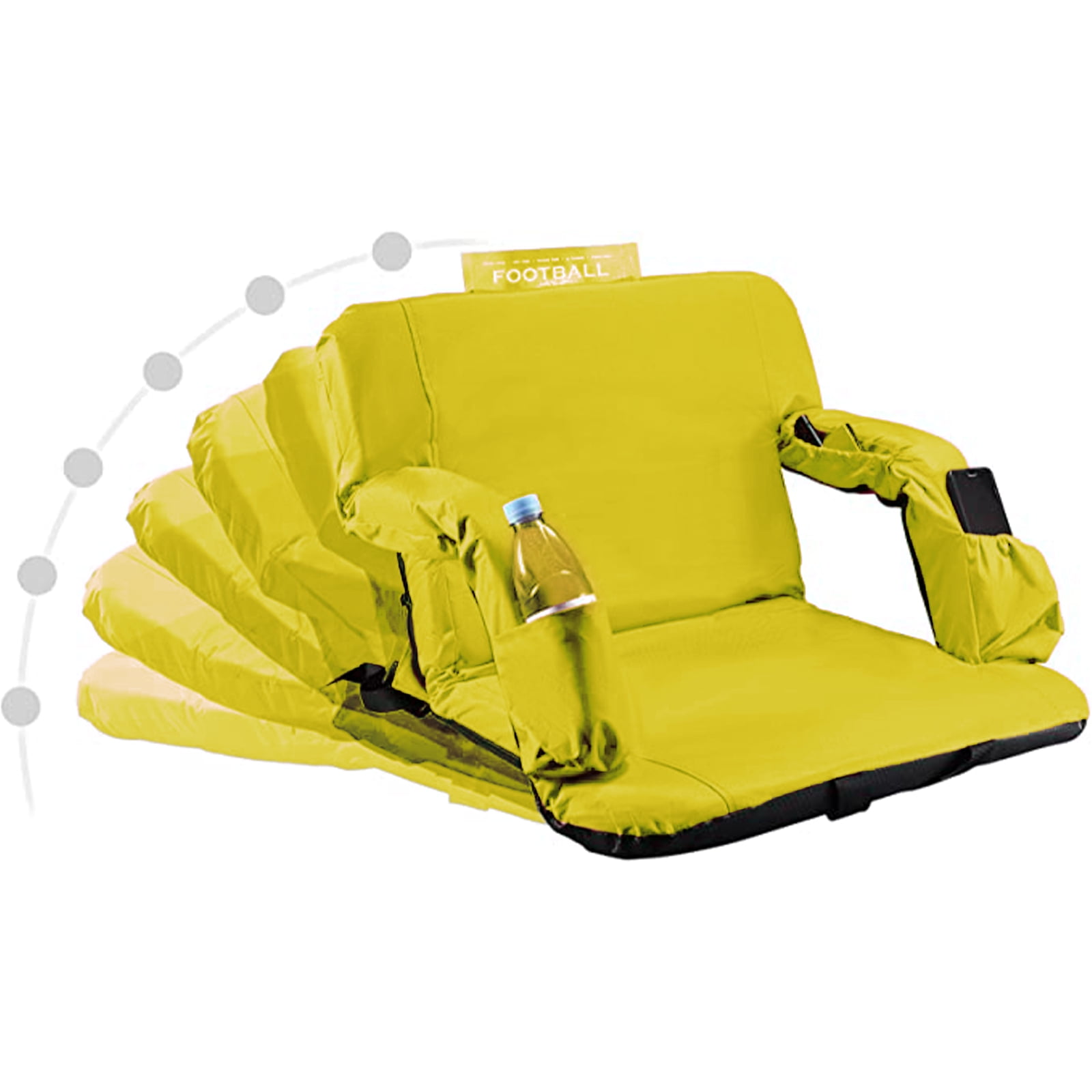 Stadium Seat Cushion Back Support Folding Chair Cushion with