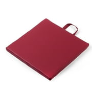 Stadium Seat Cushions Portable Bleacher Cushion Soft Chair Cushion Boat Canoe Kayak Seat Cushion for Outdoor Use, Red