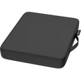 thumbnail image 1 of Stadium Seat Cushions - Portable Bleacher Cushions, 2.56" Extra Thick, Waterproof Oxford Fabric, Lightweight Stadium Seat Pads for Sports Events, Office, Camping, Outdoor Bench (1, Black), 1 of 7