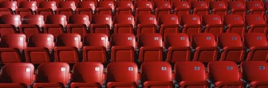Stadium Seats Canvas Art - Panoramic Images (36 x 12)