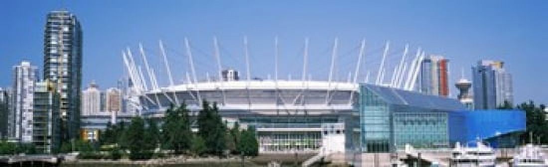 Stadium at the waterfront BC Place Stadium Vancouver British Columbia Canada Canvas Art - Panoramic Images (38 x 12)