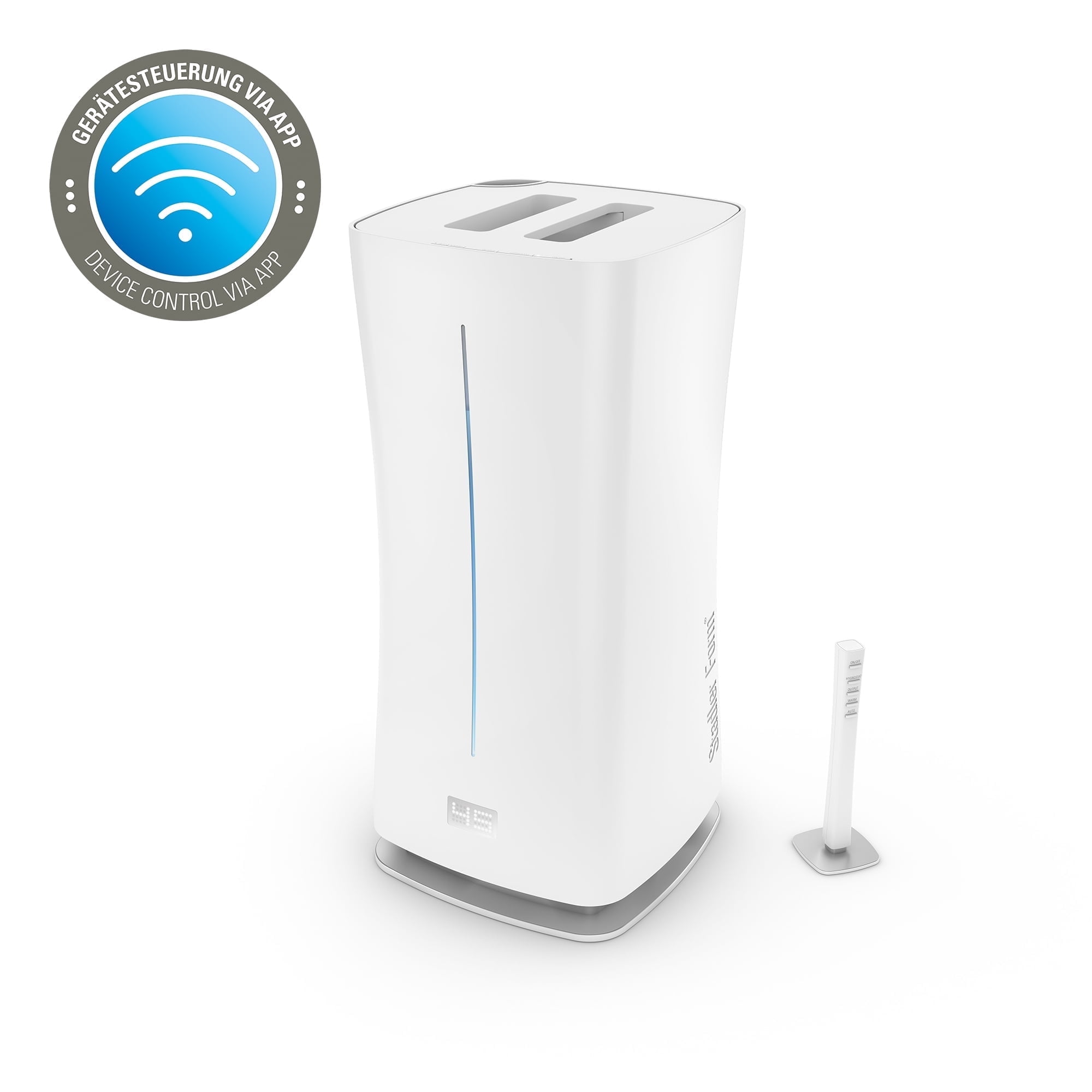 Stadler Form Eva Humidifier, 860 Sq Ft, Ultrasonic, Fragrant Oil, White