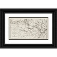 thumbnail image 1 of Stadler, Joseph 32x20 Black Ornate Wood Framed with Double Matting Museum Art Print Titled - River Thames I, 1 of 4