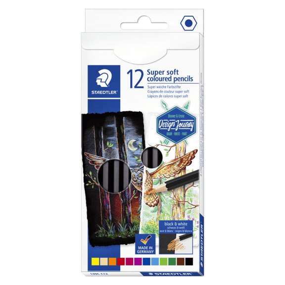 Staedtler 12 Super Soft Colored Pencil Set