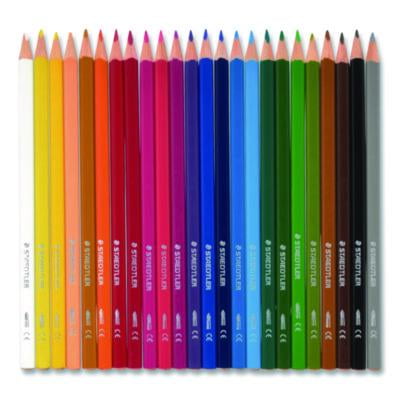 STAEDTLER® Triangular watercolor pencils, 24 colors