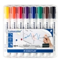 STAEDTLER Lumocolor Whiteboard Marker Pack of 8