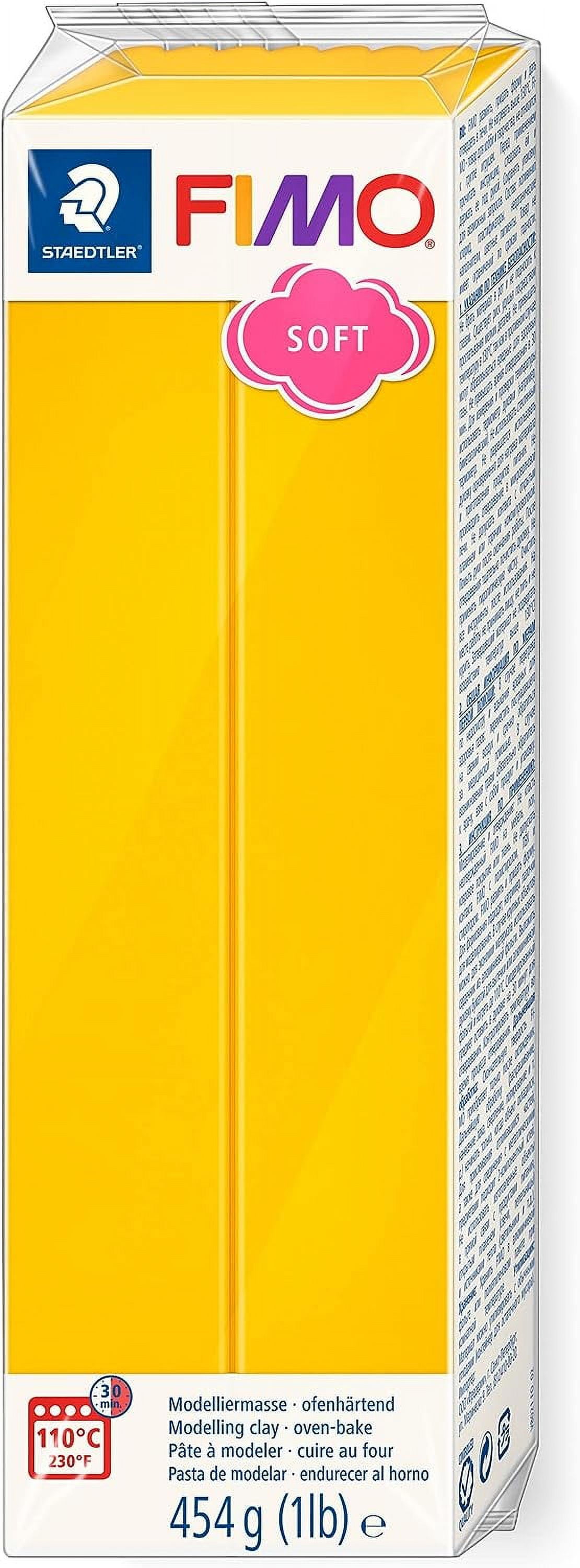 Staedtler 8021-16 ST Oven Hardening Modelling Clay, Sunflower Yellow, 454g (1lb)
