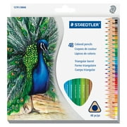 Staedtler Colored Pencil, Triangular Comfort Shape, 48 Count, Adult, (127048CAV)