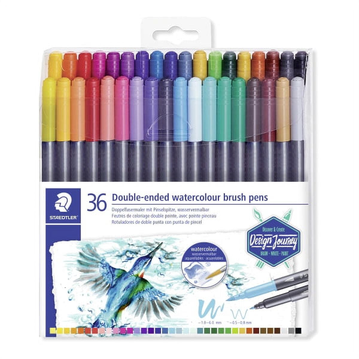 Staedtler® Double Ended Watercolor Brush Markers