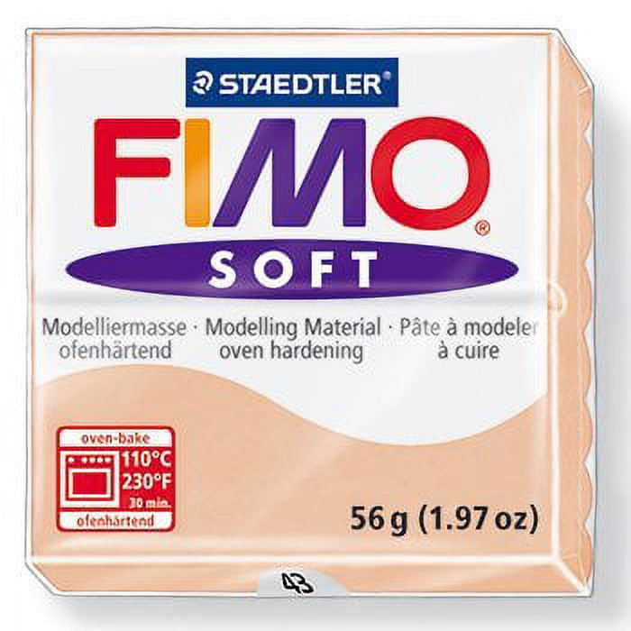 Staedtler Fimo Soft 8023 02 Oven Hardening Modelling Clay 24 Half Blocks  Assorted Colours 