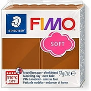 Staedtler FIMO Soft Polymer Clay -Oven Bake Clay for Jewelry, Sculpting, Crafting, Caramel 8020-7