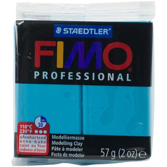 Staedtler Fimo Professional Polymer Clay - Turquoise, 2 oz