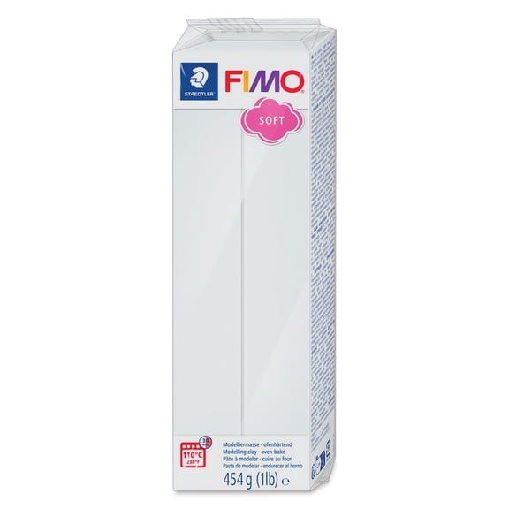 Staedtler Fimo Soft Polymer Clay - 16 oz, Soft White