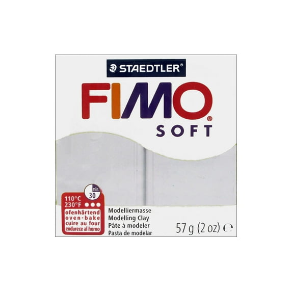 Staedtler Fimo Soft Polymer Clay - 2 oz, Dolphin Gray