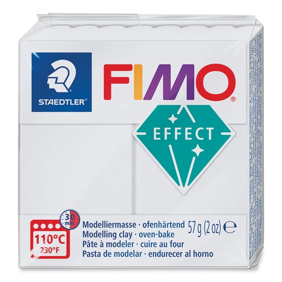 Fimo Effect Polymer Clay 2oz-Translucent