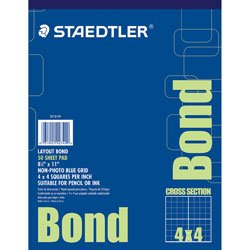 Staedtler Layout Bond, 4x4 grid
