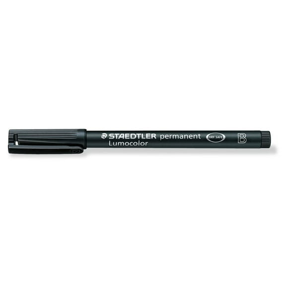Staedtler Lumocolor AV Overhead Marker, Permanent, Broad Black