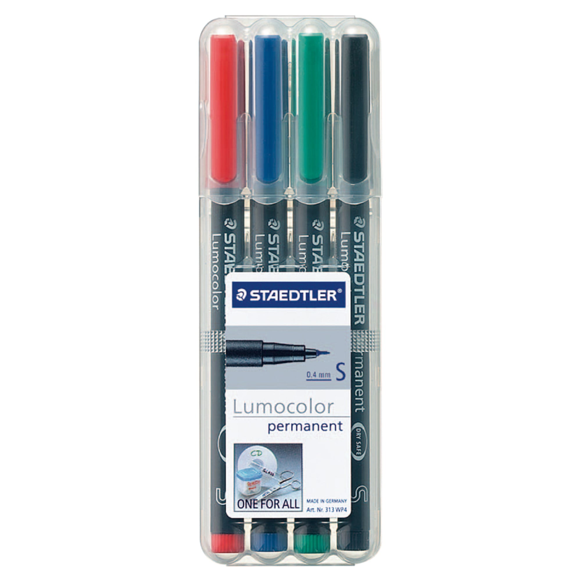 Staedtler Lumocolor Permanent Marker Set - Assorted, Superfine 