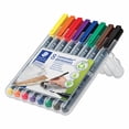 thumbnail image 1 of Staedtler Lumocolor Permanent Marker Set of 8 - Assorted, Medium, 1 of 2