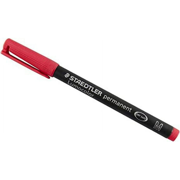 Staedtler Lumocolor Permanent Universal Ohp Pen 317 1.0Mm (Single Item) Red