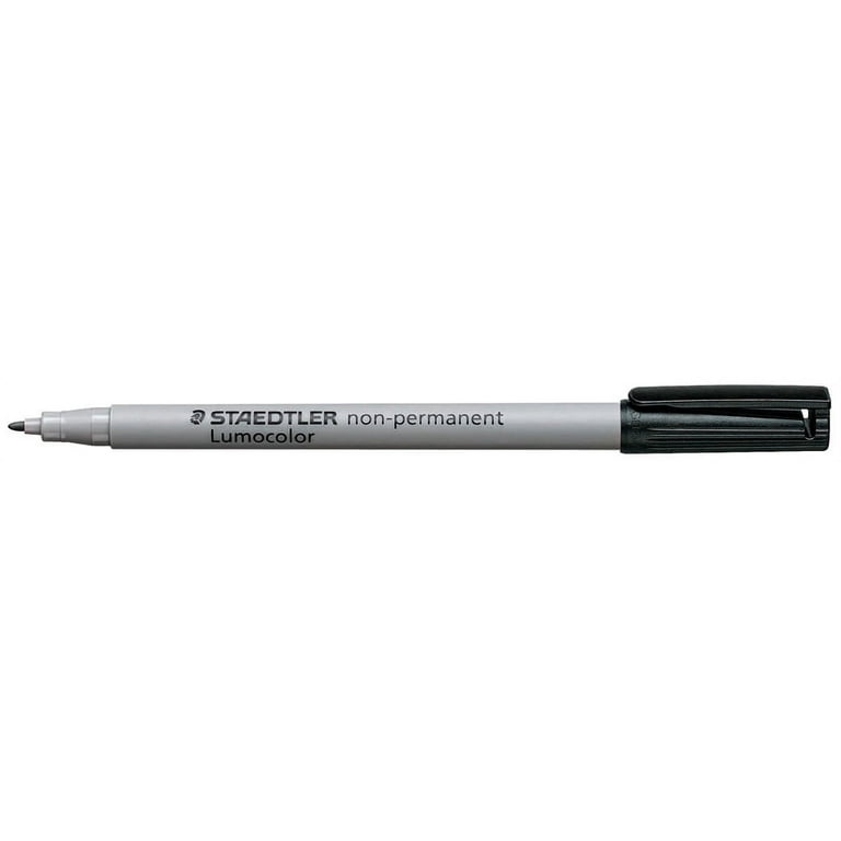 Staedtler Lumocolor Watersoluble Marker Medium Black Walmart