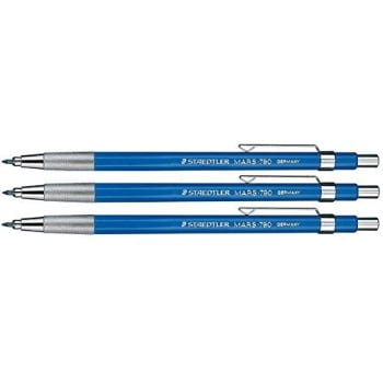 staedtler mars 780 technical mechanical pencil, 2mm. 780bk (3-pack)